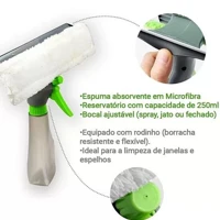 Imagem da promoção Rodo Limpa Vidro Spray 3 Em 1 Multiuso MOP Limpador