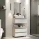 Conjunto Gabinete Banheiro Creta 60cm em oferta