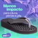 Chinelo Massageador Para Esporão E Fascite Plantar + Bola De Cravo Fisioterapeuta Uniflex Original em oferta