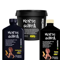 Imagem da promoção Kit Shampoo + Condicionador + Máscara Capilar Lola Cosmetics Morte Súbita - Lola From Rio