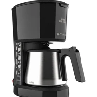 Imagem da promoção Cafeteira Urban Pop Preto/Inox, 110V, Cadence