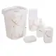 Kit Banheiro Classic Marmore 5 Peças em oferta
