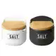 Saleiro De Porcelana Com Colher Tampa Bambu 290ml Manhattan Hauskraft Porta Sal em oferta
