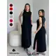Vestido Feminino Longo Soltinho Tendência Moda Blogueira Casual Elegante Algodão em oferta