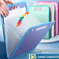 Imagem da promoção Pasta Sanfonada Para Documento Com 13 Divisórias E Pasta Prancheta Tamanho A4 Escritório Escolar