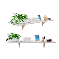 Imagem da promoção Mesa Suspensa Em Mdf Branco Estudos Home Office Computador