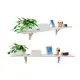 Mesa Suspensa Em Mdf Branco Estudos Home Office Computador em oferta