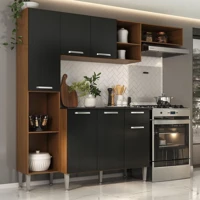 Imagem da promoção Armário de Cozinha Compacta Smart Multimóveis MP2220 6 Portas e 1 Gaveta