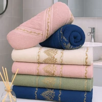 Imagem da promoção Kit 2 Toalha Banho 100% Algodão Gigante Esmeralda 70cm x 1,50m