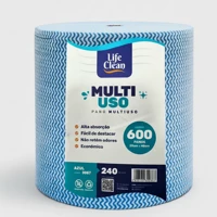 Imagem da promoção Rolo Pano Multiuso Para Limpeza 20x40cm C/ 600 Panos