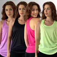 Imagem da promoção Blusa Regata Feminina Esportiva Nadadora Fitness
