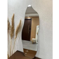 Imagem da promoção Espelho Orgânico Flame 80cm Pinterest Polido Lapidado Quarto Sala Salão Luxo Promoção