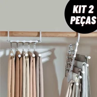 Imagem da promoção Kit Cabide Multifuncional para Calças de Inox com 5 Divisórias