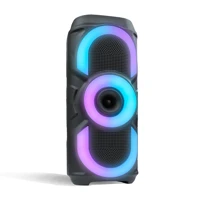 Imagem da promoção Caixa de som Bluetooth Portátil Estéreo TWS Luz RGB Fm Usb