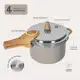 Brinox - Panela de Pressão 4,2L Antiaderente Ceramic Life Pressure com Fundo de Indução - Areia em oferta