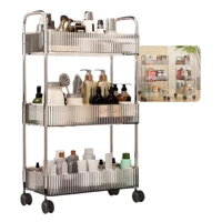 Imagem da promoção Carrinho Organizador 3 Prateleira Multiuso Acrílico Auxiliar