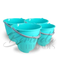 Imagem da promoção Kit Baldes De Plastico com Alça 8 litros Com 4 e 2 Unidades