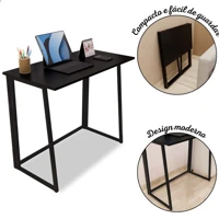 Imagem da promoção Escrivaninha fixa ou articulada dobrável estilo industrial computador escritório home office portáti