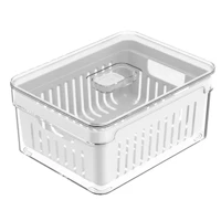 Imagem da promoção Organizadores de Geladeira de Acrílico com Tampa Drenagem 2,2 Litros