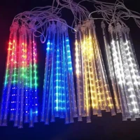 Imagem da promoção 8 Tubos Bastão 3,5M LED Snowfall Cascata Bivolt Decoração Festa Natal Fachada