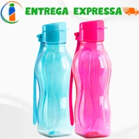 Imagem da promoção Kit 2 garrafas squeeze 350ml Desing ergonômico e leve
