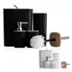Kit Banheiro Lavabo Conjunto Acessórios lixeira escova 4 Peças Bambu Luxo em oferta