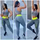 conjunto calça legging detonado leg treino mais top fitness calça feminina academia tendência em oferta