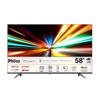 Imagem da promoção Smart Tv 58'' Philco Led 4k Google Tv Hdr10 P58kga Preto