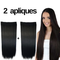 Imagem da promoção Kit 2 Apliques Tic Tac Idêntico Ao Humano Extensão De Cabelo Envio Imediato