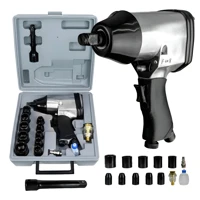 Imagem da promoção Kit Chave de Impacto Pneumática Prateada 1/2 Pol 32kgfm Rocking Dog 7000 Rpm Parafusadeira 90 Psi in