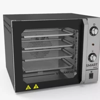 Imagem da promoção Forno Convector Venâncio Smart Basic 4 Esteiras com Corpo Preto e Painel Inox 220V FCSB4EPRIN