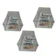 kit 3 Organizador de Geladeira Modular Acrílico Cozinha Gaveta Guarda Latas em oferta