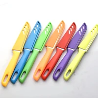 Imagem da promoção 10 Facas De Frutas Colorida Aço Inox Com Capa Para Cozinha Profissional