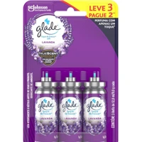 Imagem da promoção Aromatizador Glade de Ambiente Spray Refil, Odorizador de Ambiente Lavanda, Leve 3 Pague 2, 12ml cad