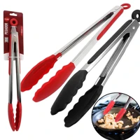 Imagem da promoção Pegador Em Silicone e Inox para Cozinha - Saladas, Carnes e Alimentos - Grande