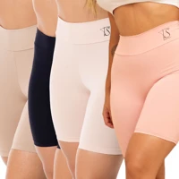 Imagem da promoção KIT 2 Short Segunda Pele Cos Alto Duplo Bermuda Anagua Modelador Lingerie