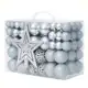 Kit C/100 Bolas De Enfeites Natal Lisas Foscas Glitter Cores em oferta