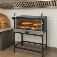 Imagem da promoção Forno de Pizza Industrial a Gás com Pedra Refratária 100x68 Cristalaço