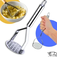 Imagem da promoção Amassador Espremedor Inox Para Batatas Legumes Feijão Purê Premium