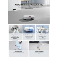 Imagem da promoção Robô Aspirador Xiaomi S40 C Alexa limpeza de alta performance Mapeamento a Laser inteligente Automát