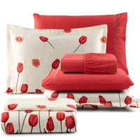 Imagem da promoção Kit Cobre Leito Casal Queen Piquet 6 Peças Estampado 100% Algodão Colcha