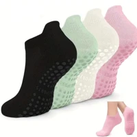 Imagem da promoção 3 Pares Meia Soquete Antiderrapante Pilates e Yoga Quentinha