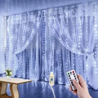 Imagem da promoção Cortina 300 Leds Branca 3x3 Metros Festa/ Casamento Eventos/Natal