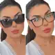 Armação Para Grau Feminina Clip On 2 Em 1 Moderna Clipon Geek Classic A001 em oferta