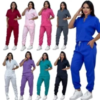 Imagem da promoção Pijama Cirúrgico Hospitalar Jogger Gola Padre Scrubs de Clínicas Oxford Premium Não Amassa