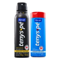 Imagem da promoção Kit Tenys Pé Baruel Desodorante Para Os Pés Sport Edition 150ml + Original 100g
