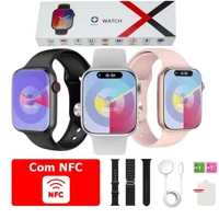 Imagem da promoção Novo Relógio Smartwatch Tela Amoled Serie X10 NFC,IP67à prova de água