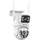 Câmera De Segurança a Prova de água Lente Dupla APP YOOSEE IP66 Camera IP WiFi 360 em oferta