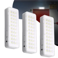 Imagem da promoção Kit 3 Luminária de Emergência Bateria Recarregável 30 leds Lâmpada Luz Branco Frio Bivolt 110v 220v