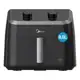 Fritadeira Air Fryer 8,5l Widemax Com Cesto Antiaderente Blackstone, 1900w Midea em oferta